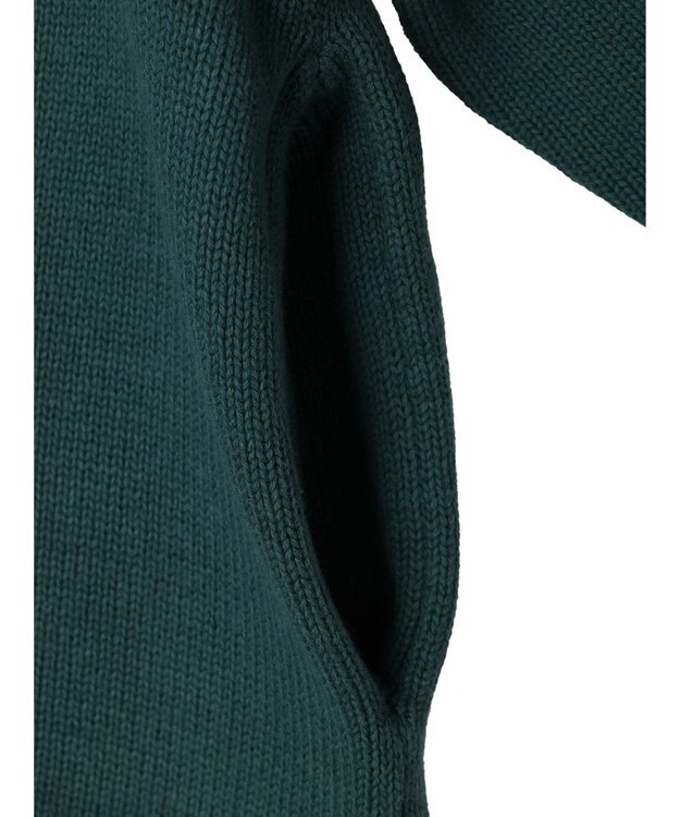 CRAFT STANDARD BOUTIQUE Ｖネックアウトリンキングカーディガン Green