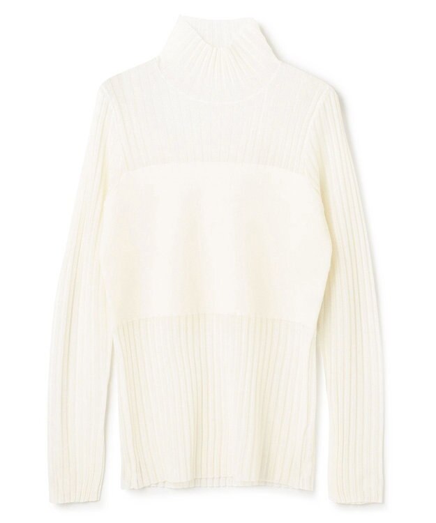 uncrave シアーニット コンビトップス オフ