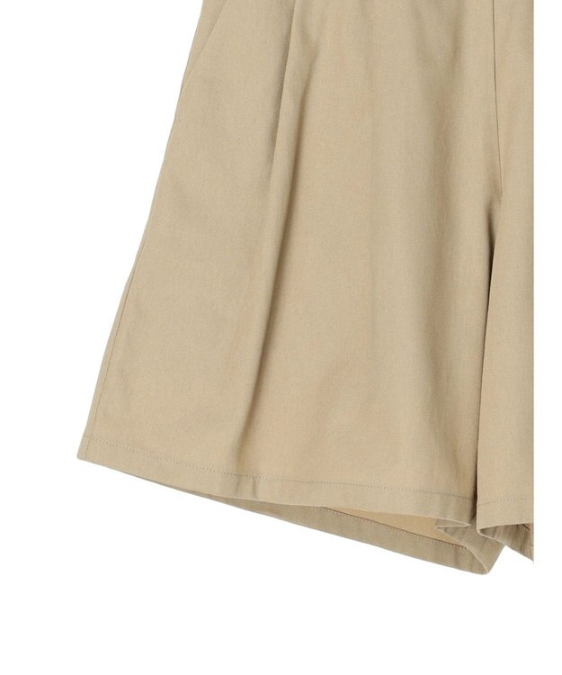 earth music&ecology フリルキュロットパンツ Camel