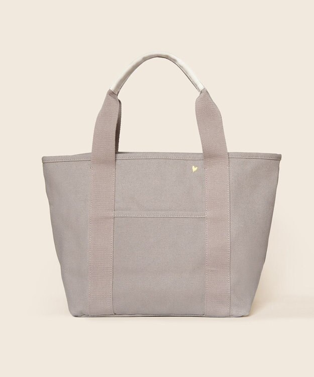 TOCCA 【大人百花コラボカラー有・WEB＆一部店舗限定】LUCKY SHOWER CANVASTOTE キャンバス トートバッグ [新色]ベージュ×ゴールドハート柄