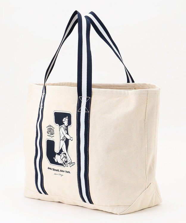 J.PRESS MEN 【AaronChang】【UNISEX】アイビー トートバッグ ホワイト系