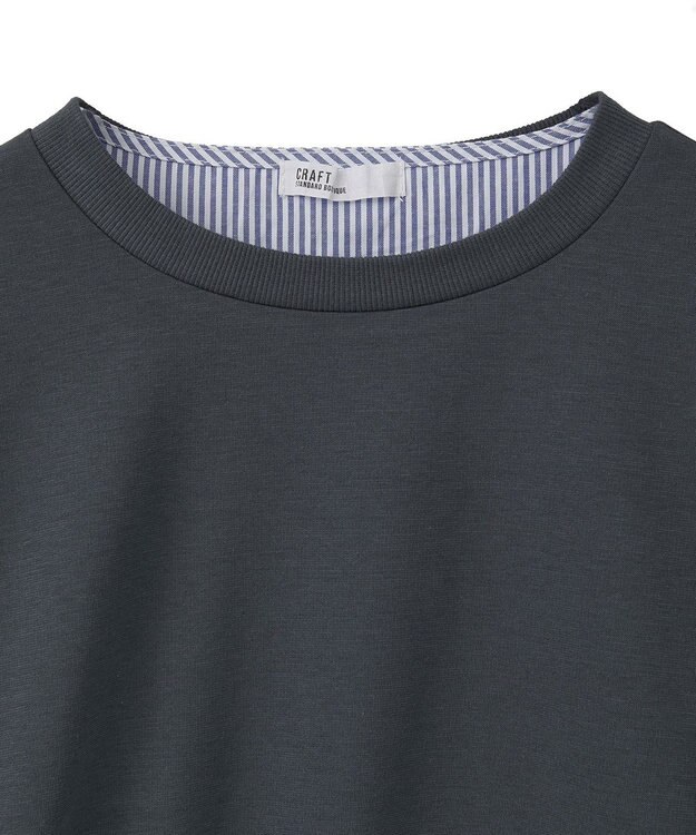 CRAFT STANDARD BOUTIQUE ポンチ＋布帛セットチュニック A