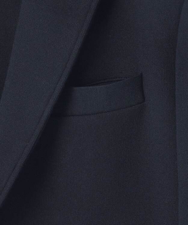 J.PRESS MEN 【FLEX YARN】ニットジャケット ネイビー系