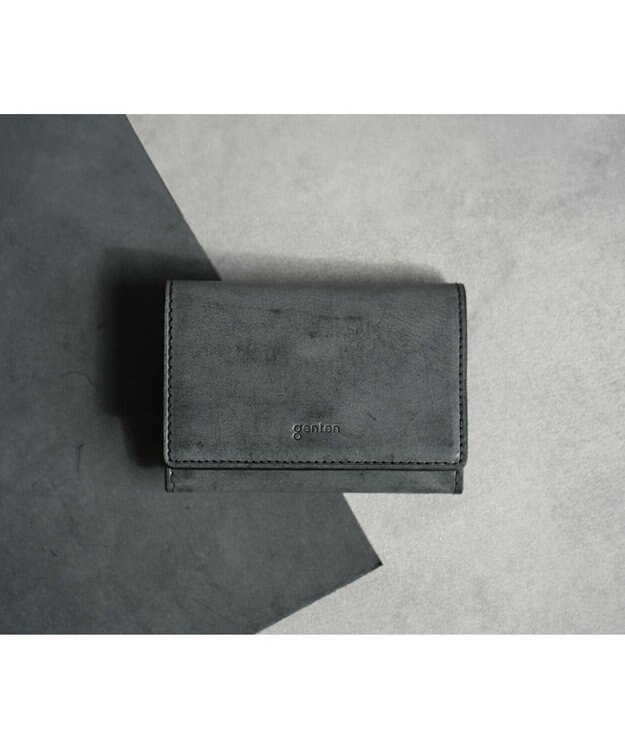 genten プレッソ 小銭カード入れ ブラック