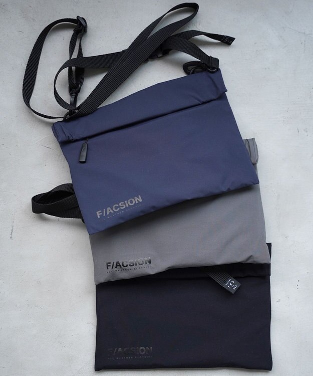 F/ACSION HAKU サコッシュバッグ NAVY