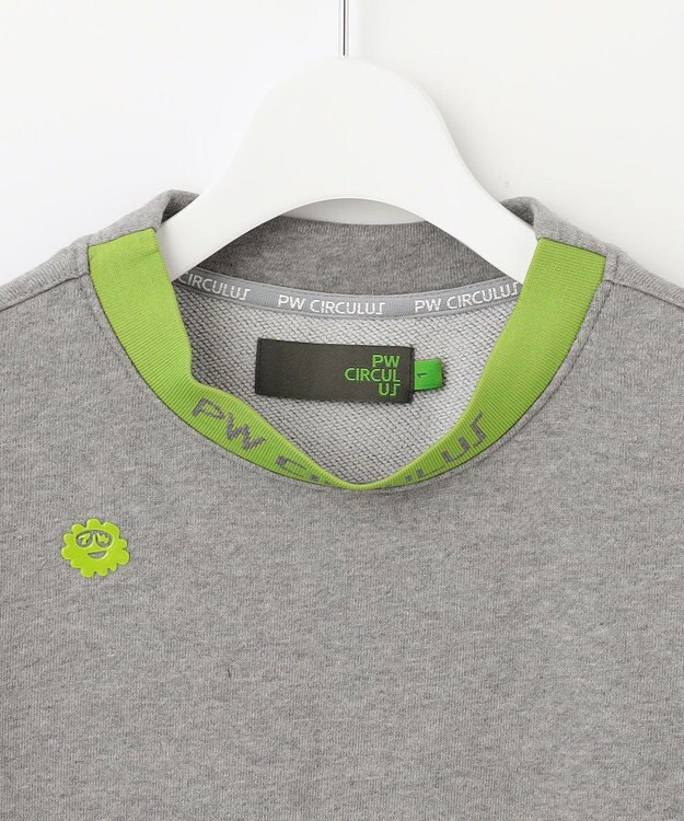 PW CIRCULUS 【WOMEN】アスレジャー 裏毛 モックネック ワンピース ライトグレー系