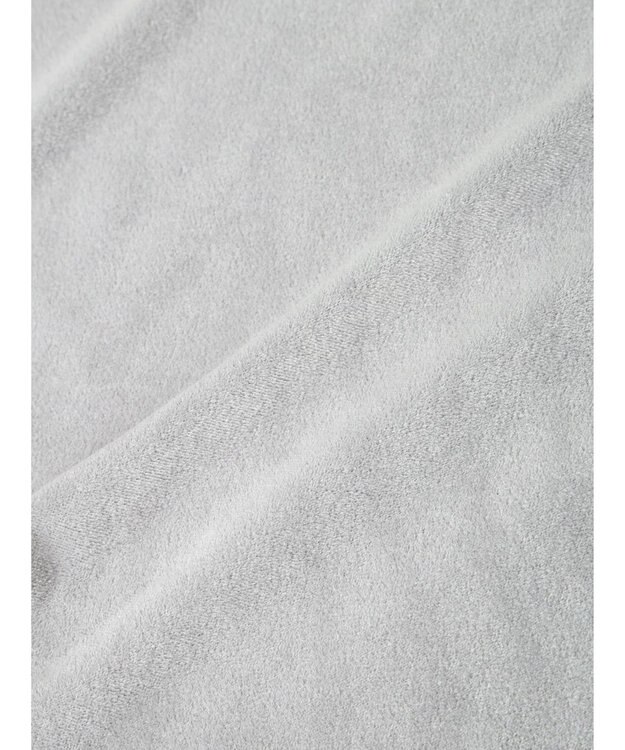 Green Parks クルーネックシアーベロアプルオーバー Gray