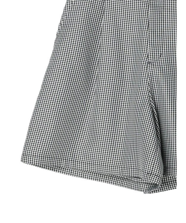 earth music&ecology タックショートパンツ Gingham Check
