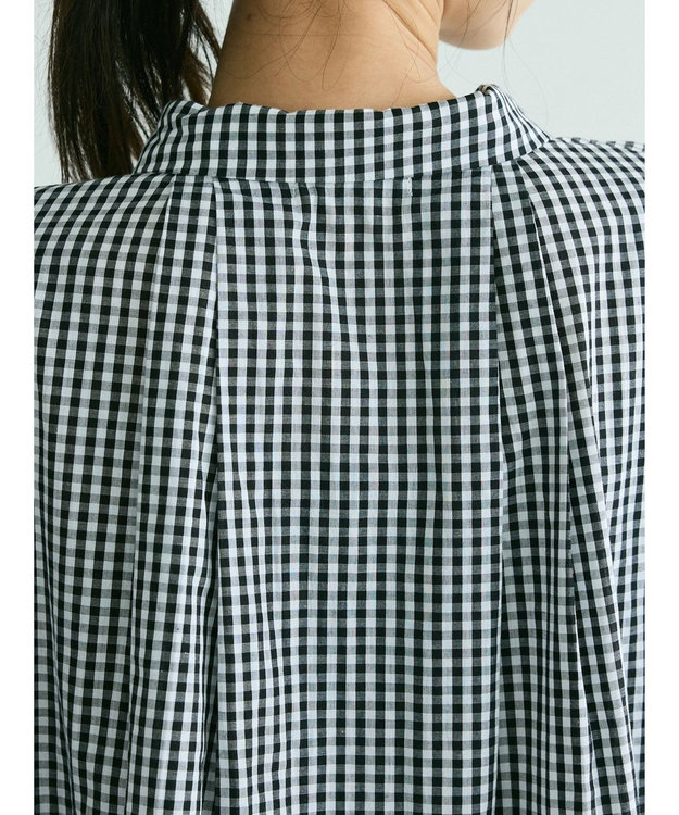 CRAFT STANDARD BOUTIQUE ステンサイドソリッドギンガムチェックブラウス Gingham Check