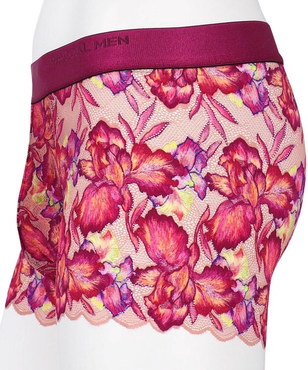 WACOAL MEN WACOAL MEN ボクサーパンツ 【レースボクサー】 フロント快適グラマラス 通気性 前閉じ 下着 メンズ WT3827 /ワコールメン レッド