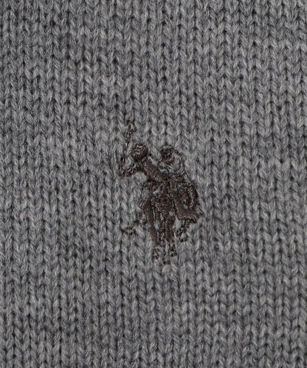 WEGO 【新色追加】別注USPOLOWZIPニットPK グレー