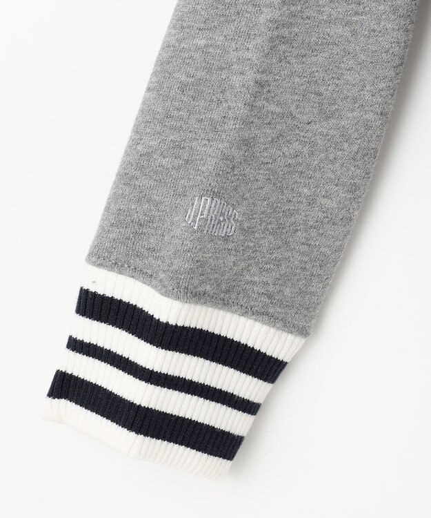 J.PRESS KIDS 【110-130cm】BICOLOR LINE COMBI トレーナー グレー系