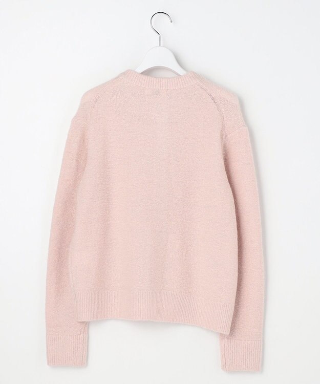 J.PRESS LADIES 【WEB限定】SHINE ニット カーディガン 【WEB限定】ピンク系