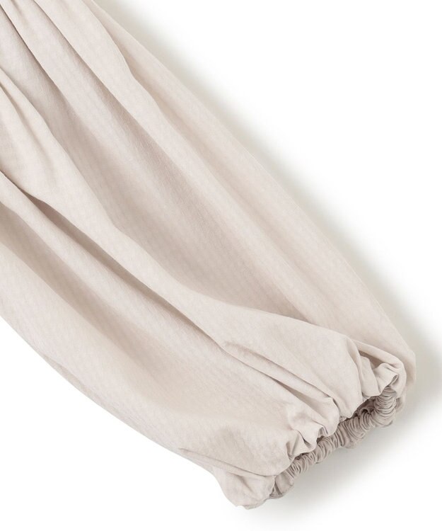 23区 【洗える】ドレープドビークロス バルーンスリーブ ブラウス アイボリー系