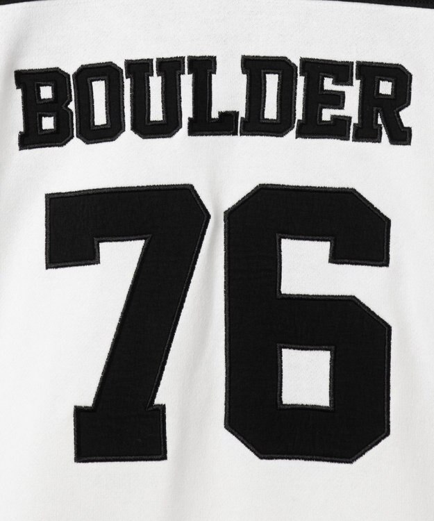 WEGO ナンバリングライン切り替えスウェット ブラックその他