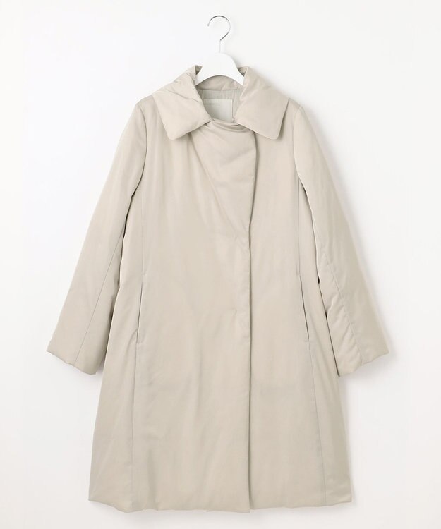 自由区 L 【17号サイズまで展開】ブライトダウン コート グレージュ