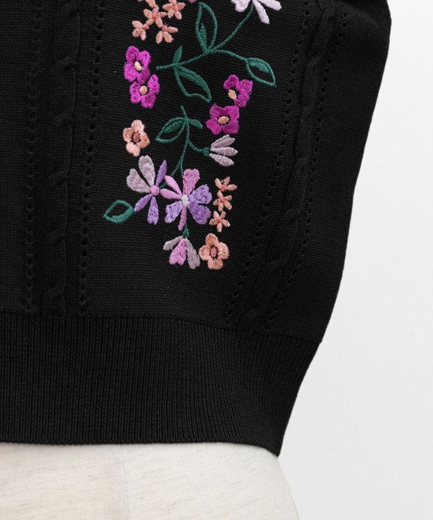 TOCCA 【キャンセル分販売！】FRAGRANCE OF FLOWERS カーディガン ブラック系