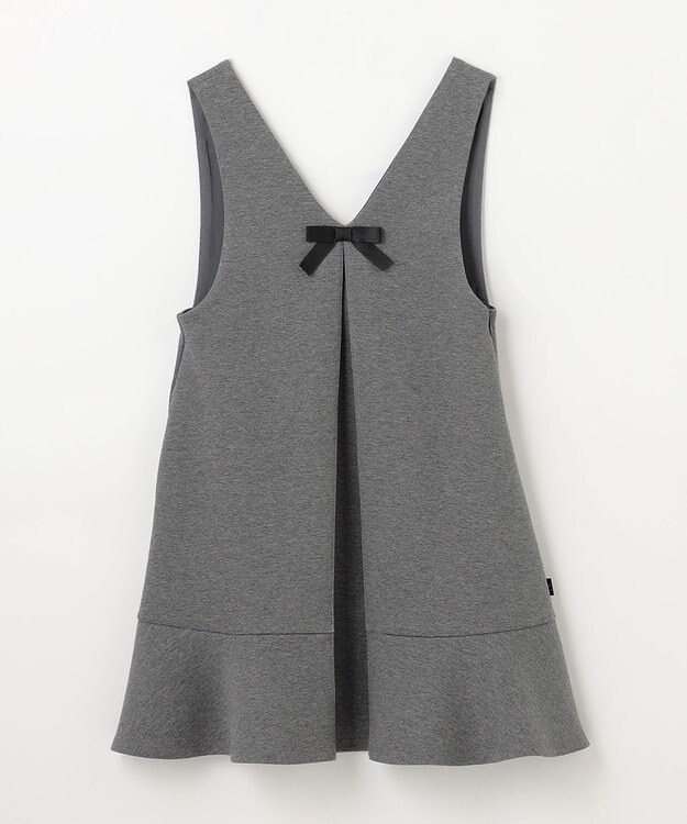 組曲 KIDS 【110-140㎝】【前後着用可】2WAY ジャンスカ チャコール