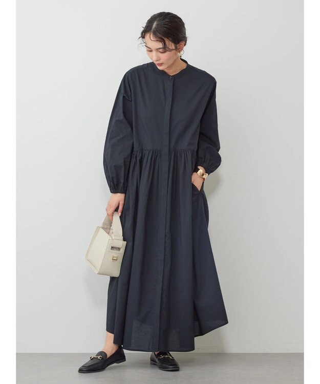 AMERICAN HOLIC アソートギャザーフレアワンピース Black