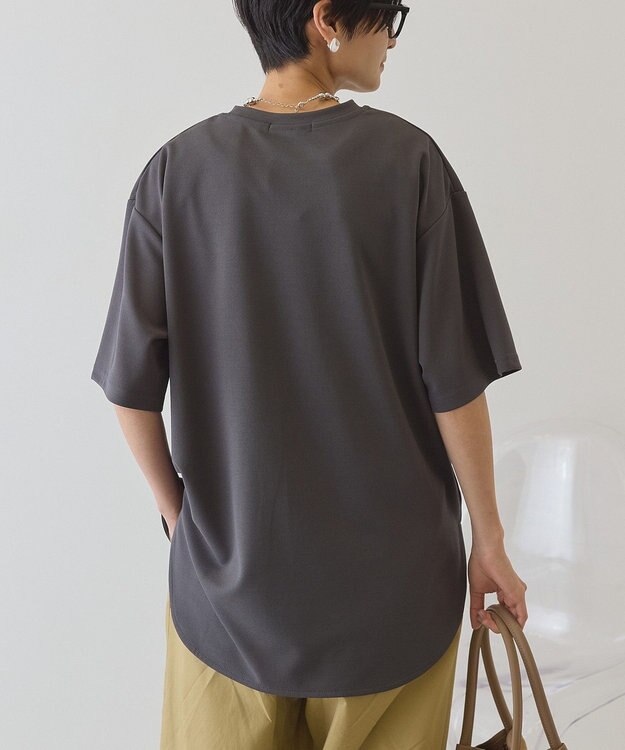 AMERICAN HOLIC 【予約】【接触冷感】ジョーゼットプルオーバー【WEB限定カラー有り】 Chacoal Gray
