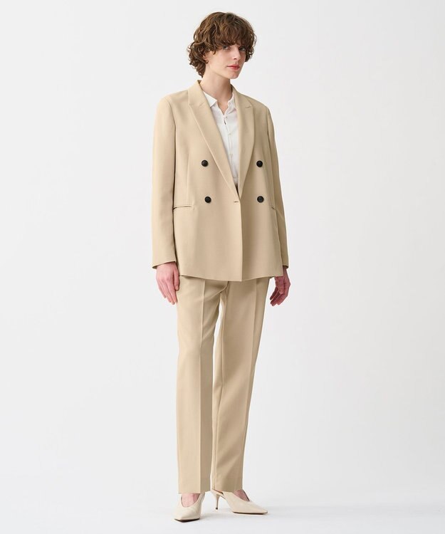 uncrave ウォッシャブルドライサップ ジャケット ベージュ