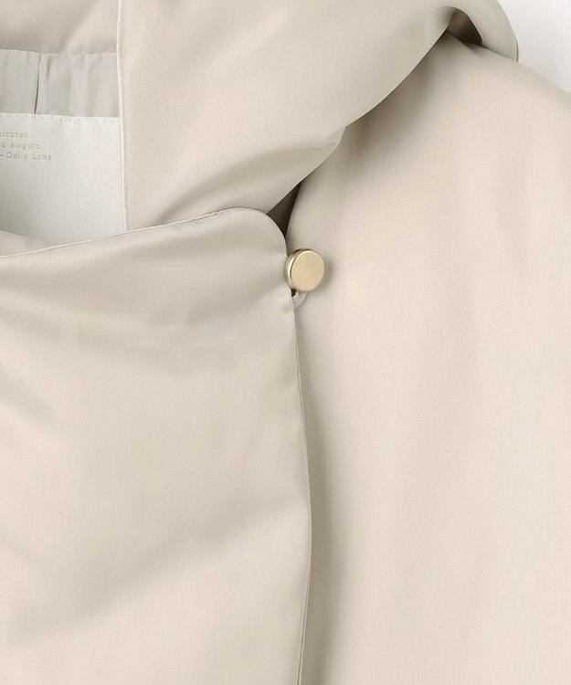 自由区 L 【17号サイズまで展開】ブライトダウン コート グレージュ