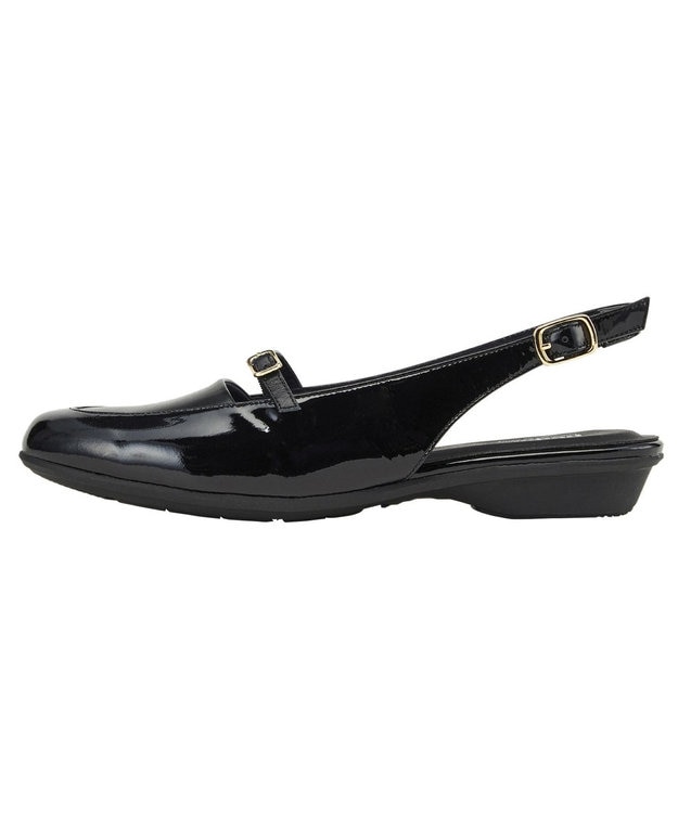 ASICS WALKING ペダラ レディース 2E 2.0cmヒール ブラック系