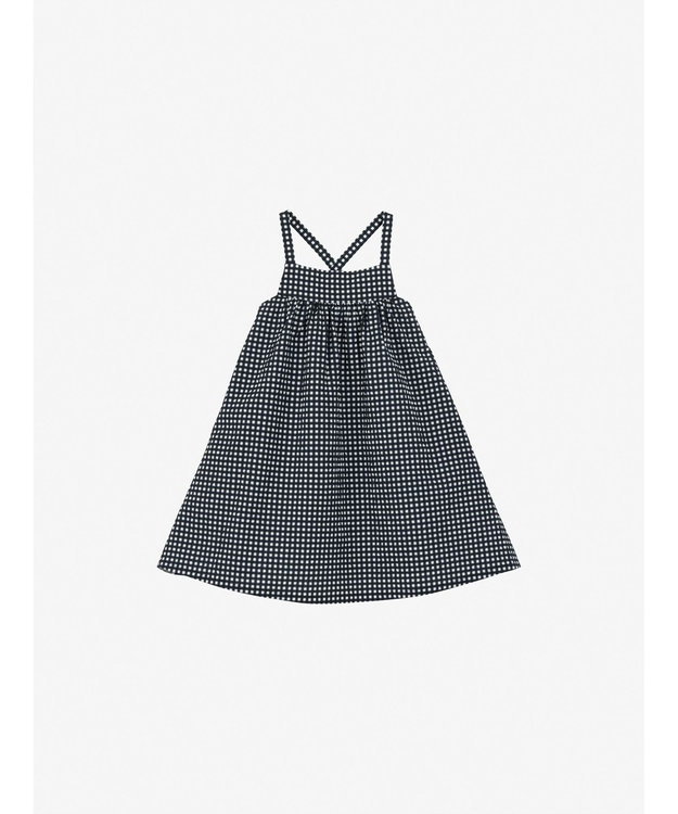 HELLY HANSEN 【キッズ・速乾・耐海水・耐塩素・記名ラベル付】マリンリゾートシアサッカーワンピース