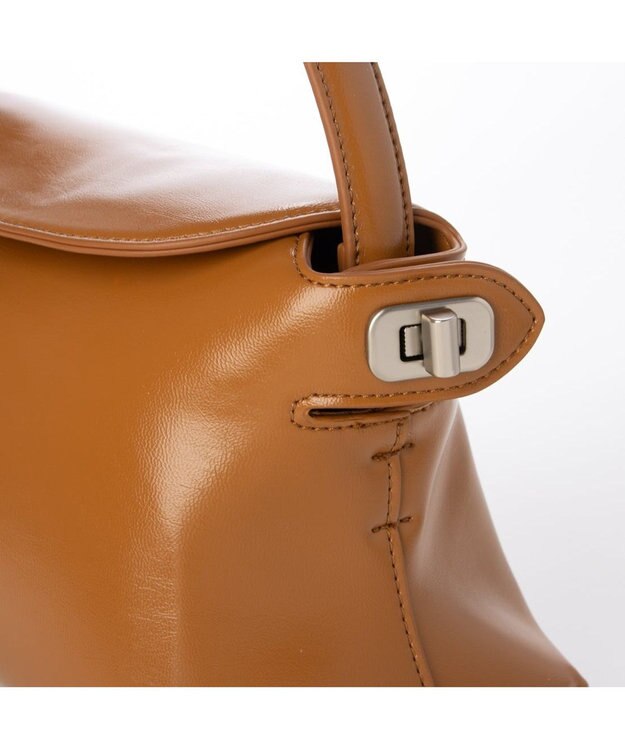 UNBILLION カカトゥ kakatoo / フラップ2wayキューブバッグ ブラウン