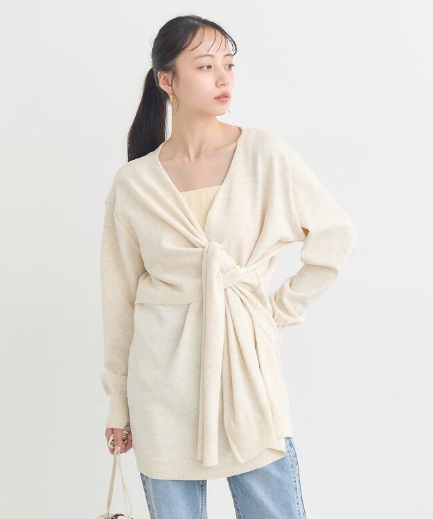 earth music&ecology カシュクールムスビニット Ecru