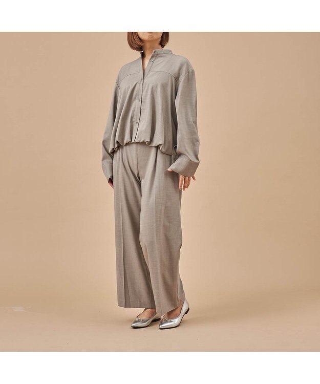 MODE ET JACOMO <carino>【レイン対応】中敷きデザインバレエシューズ シルバー