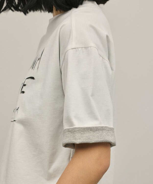 GRACE CONTINENTAL レイヤードロゴＴシャツ ホワイト