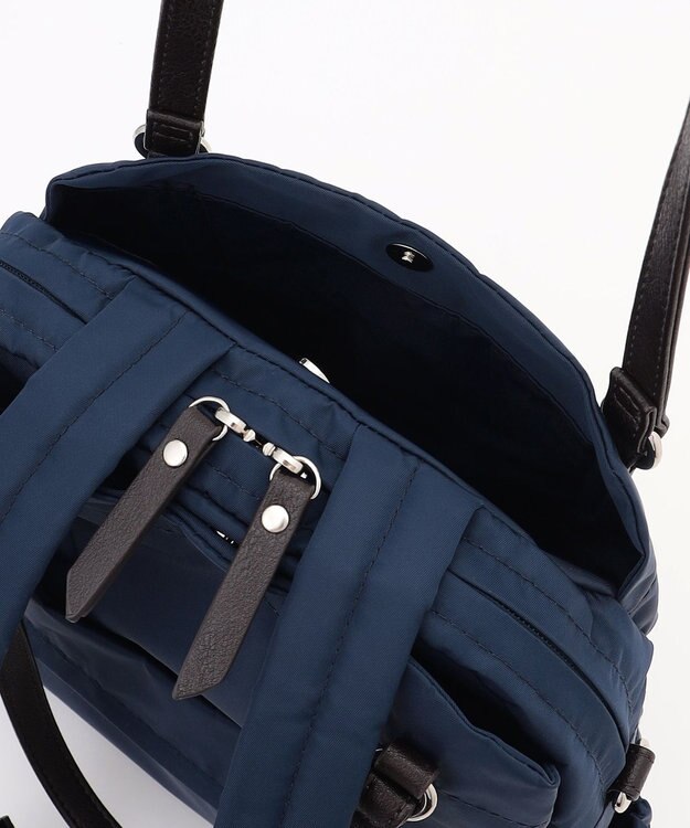 LA BAGAGERIE 【MONICA】ポーチ付き4WAYリュックサック ネイビー