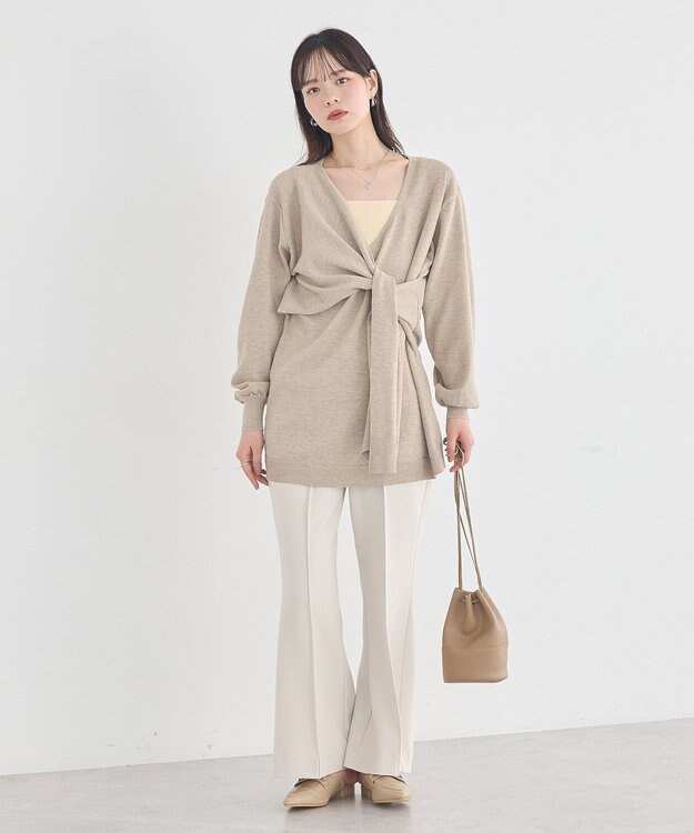 earth music&ecology カシュクールムスビニット Beige