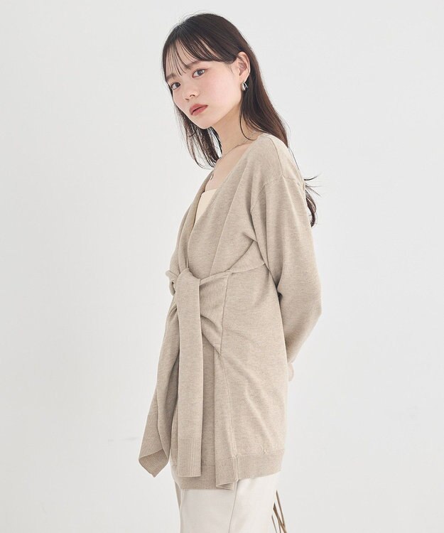 earth music&ecology カシュクールムスビニット Beige
