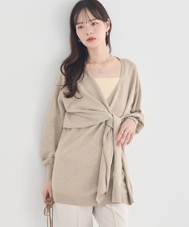 earth music&ecology カシュクールムスビニット Beige