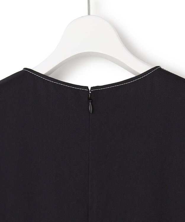 ICB L 【WEB＆一部店舗限定】 AcetateGabardine ワンピース ブラック