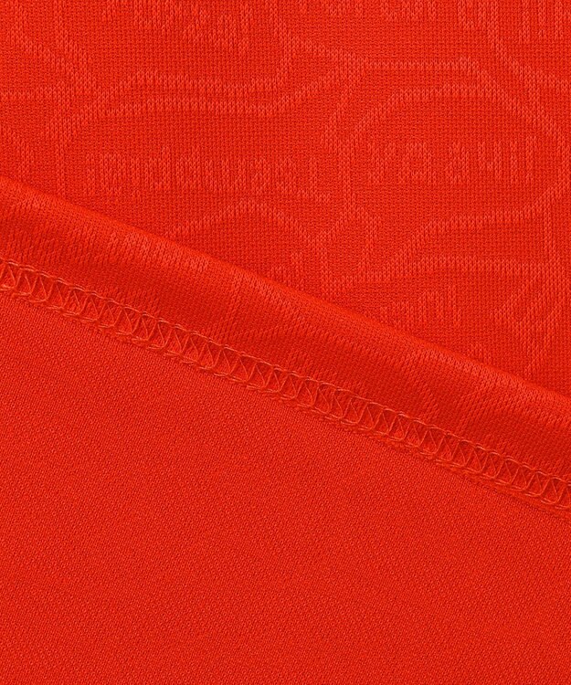 23区GOLF 【MEN】【吸水速乾/UVケア】ＹＥＬＬ柄ジャガード ポロシャツ オレンジ系