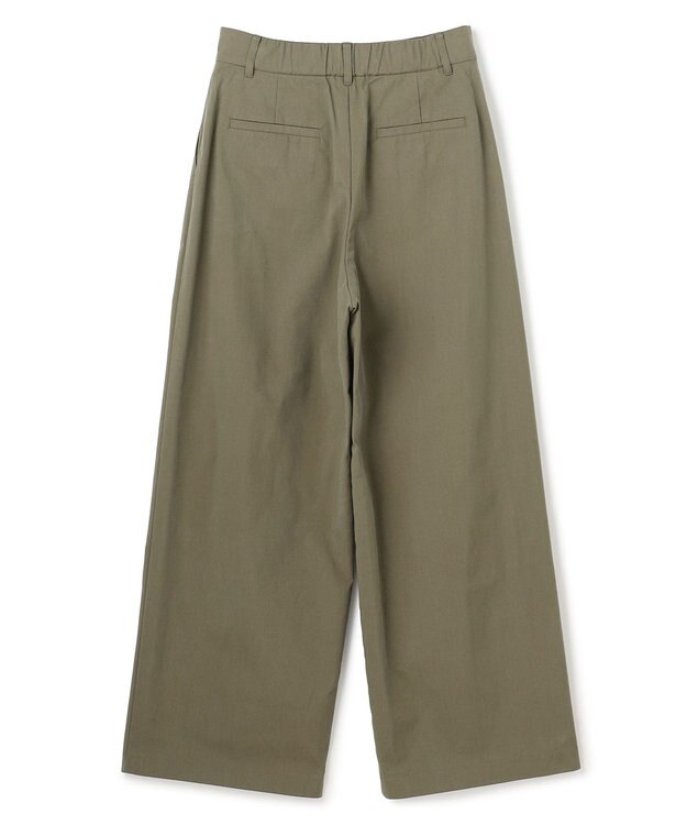 UNFILO アシンメトリー ラップパンツ カーキ