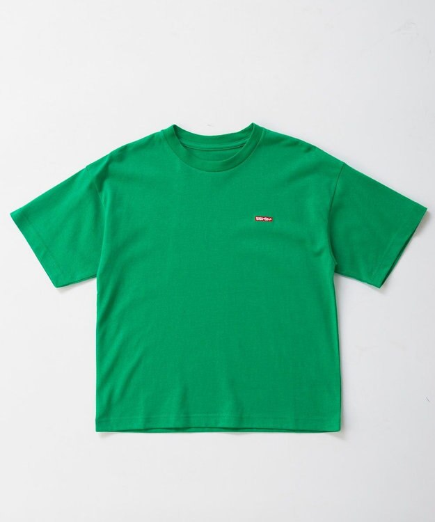 OP／FILA 【SEVEN2】バックプリントデザイン半袖Tシャツ グリーン