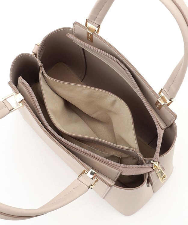 ANY SIS 【2WAY】ノーブルミディトート バッグ ベージュ