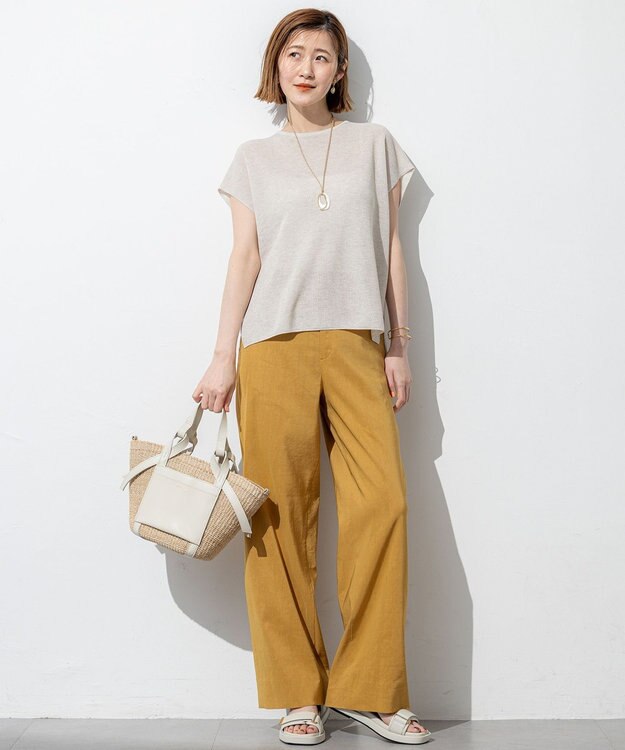 23区 スポーツ サンダル アイボリー系