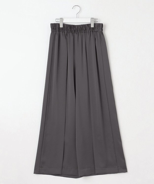 23区 【SACRA】トリアセサテン パンツ グレー系