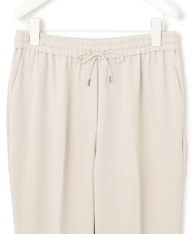 ICB 【洗える】 ライトダブルクロス ドロストパンツ トープ系