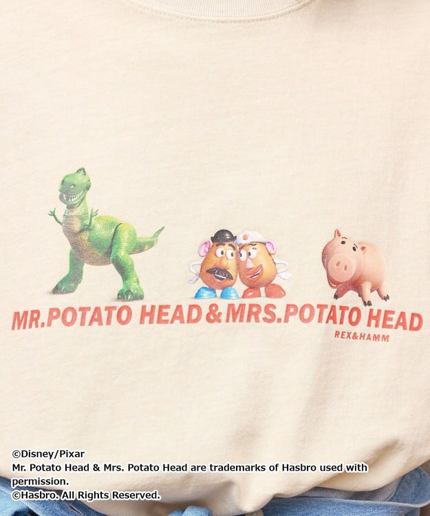 AMERICAN HOLIC 【TOY STORY】ヴィンテージ加工グラフィックTシャツ Beige