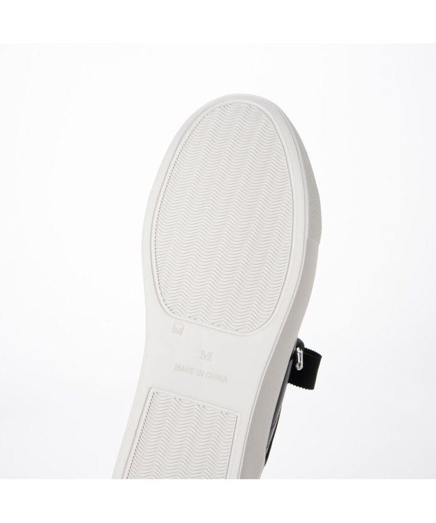 MODE ET JACOMO <carino>【レイン対応】【軽量】リボンスニーカー ブラック