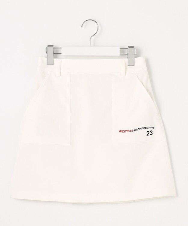 23区GOLF 【WOMEN】【ストレッチ】アポロックスカート ホワイト系
