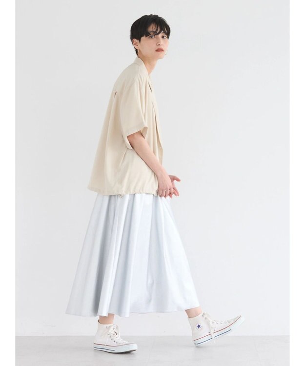 AMERICAN HOLIC ドロスト開襟ニュアンスジャケット Light Beige