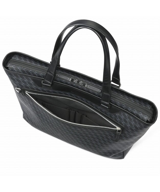 ZERO HALLIBURTON  ZH-モノグラム トートバッグ B4サイズ 15.6インチPC収納 18L 1260g 81524 ブラック