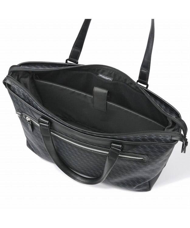 ZERO HALLIBURTON  ZH-モノグラム トートバッグ B4サイズ 15.6インチPC収納 18L 1260g 81524 ブラック